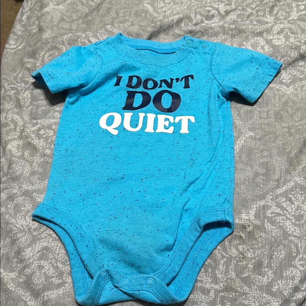 Garanimals Blue Bodysuit - I Don't Do Quiet